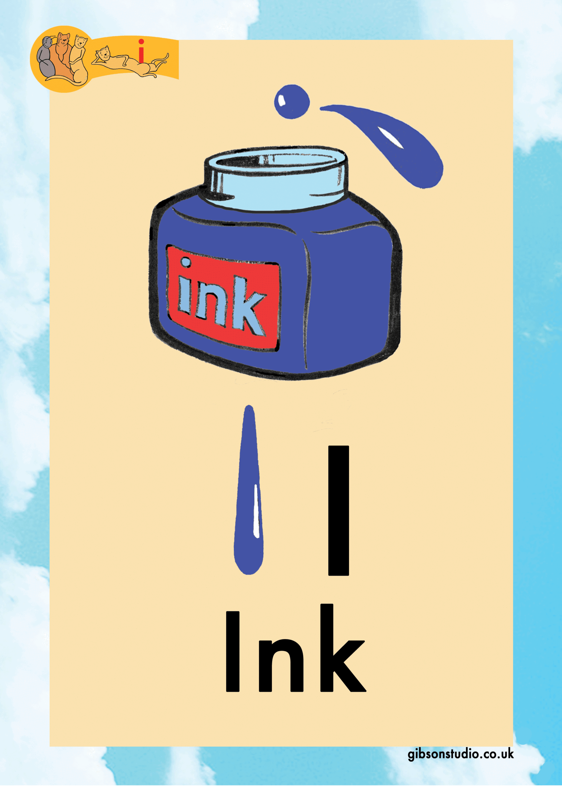The picture changes to a letter. The first letter of the pictures phonetic word.