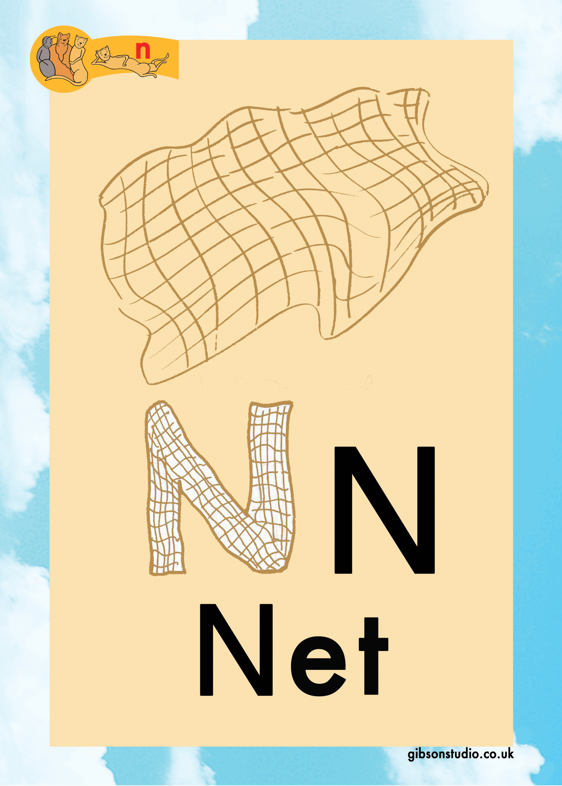 The picture changes to a letter. The first letter of the pictures phonetic word.