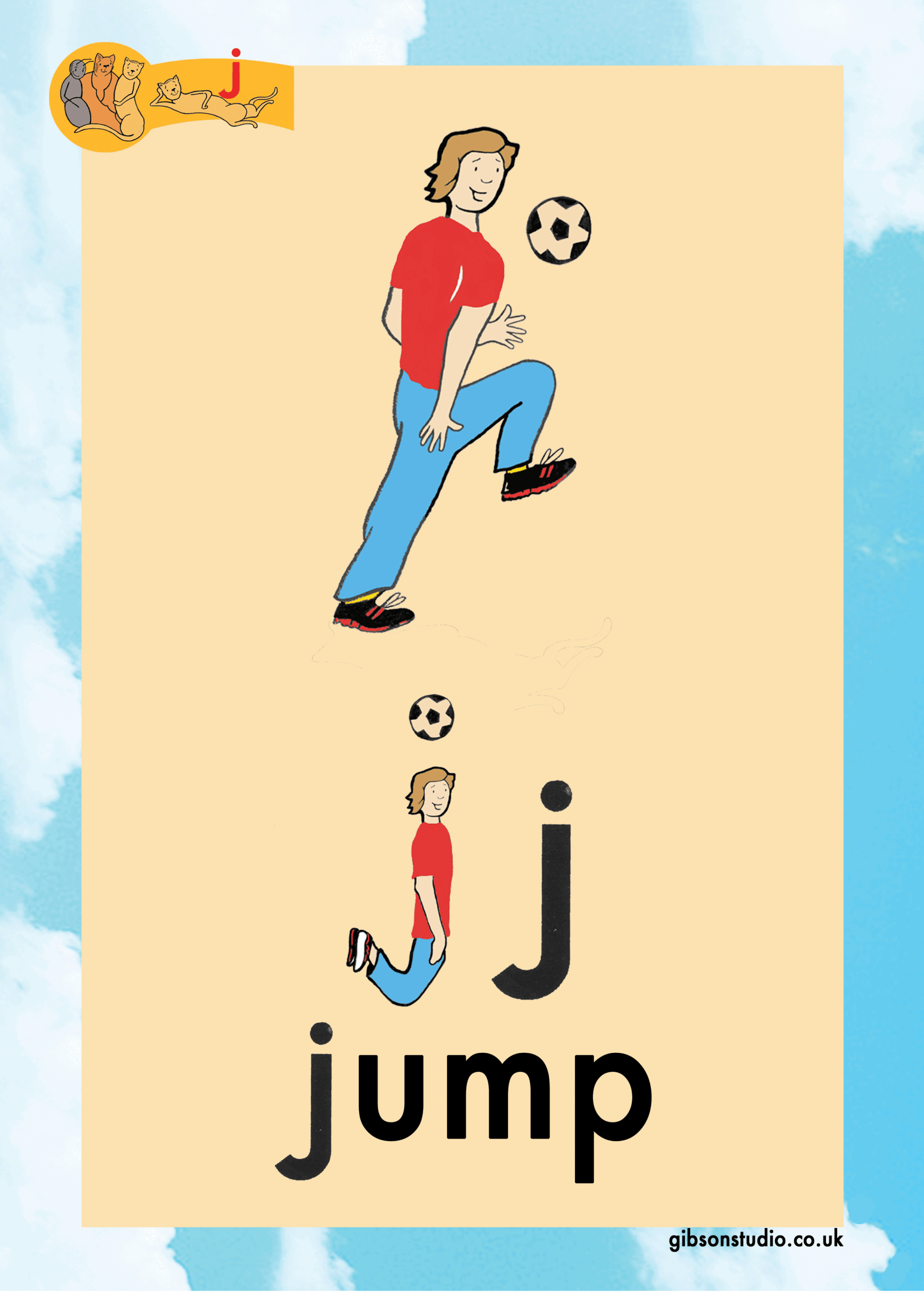 The picture changes to a letter. The first letter of the pictures phonetic word.