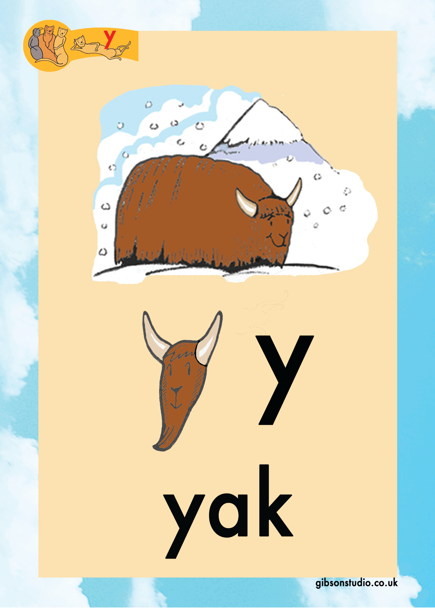 The picture changes to a letter. The first letter of the pictures phonetic word.