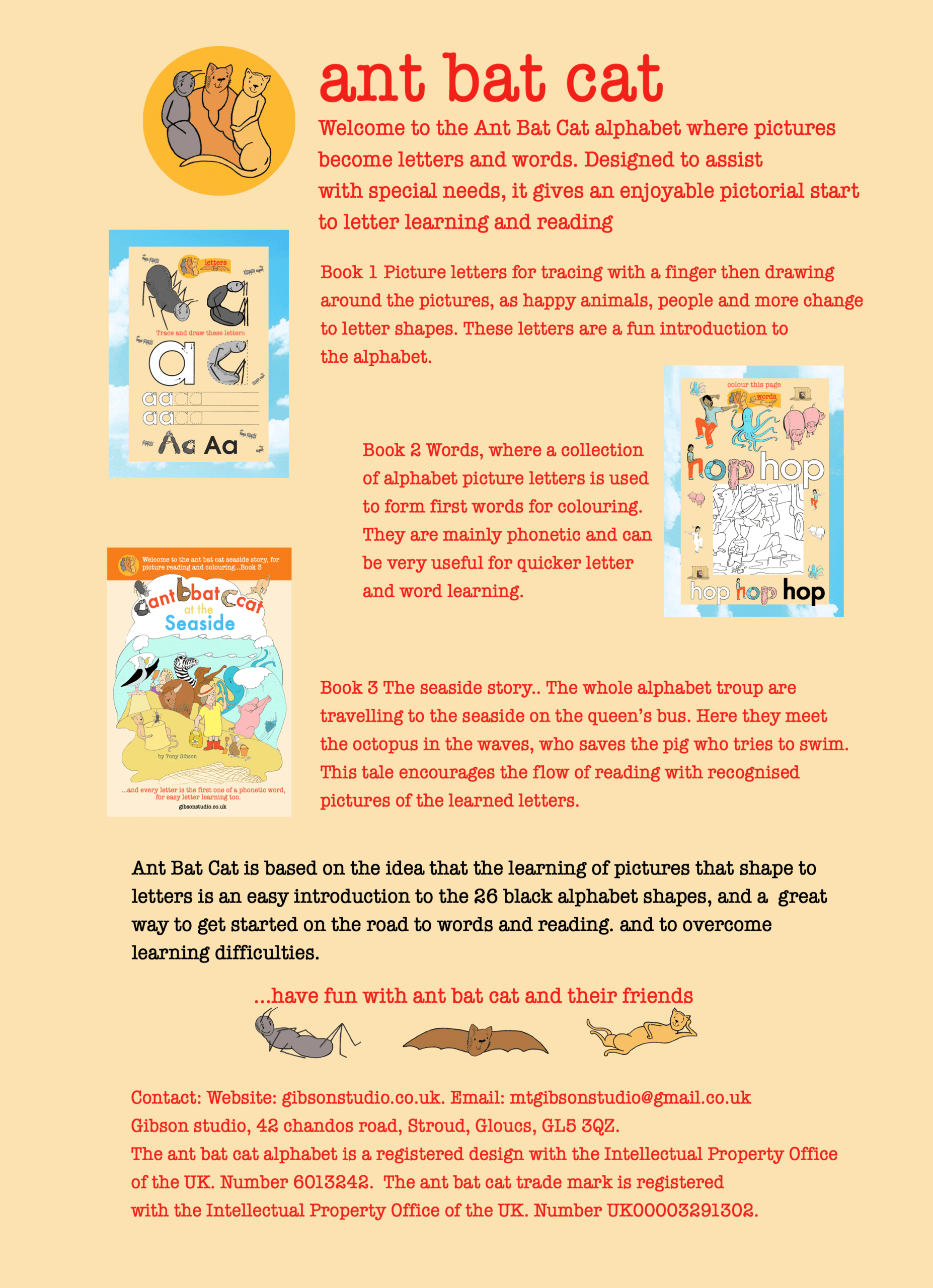 Picture words from picture letters to read and draw.